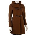 Via Spiga Women's Brown Wool Duffel Barolo Coat