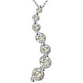 14k Gold 1/2ct Diamond Journey Curve Necklace