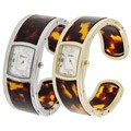 Geneva Women's Polished Cuff Watch