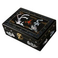 Mother of Pearl Dragon/ Phoenix Lacquer Jewelry Box