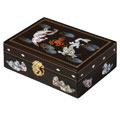 Mother of Pearl Inlay Dragon & Phoenix Jewelry Box