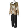 Future by Adi Leopard Print 3-piece Pant/ Blazer Set