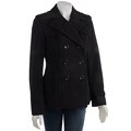 MICHAEL Michael Kors Short Black Pea Coat