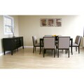 Cymbeline Taupe Extendable 8-piece Dining Table Set