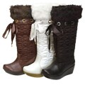 Report Glacier Women's Nylon Suede Fur Boots