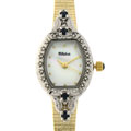 Dufonte Women's Sapphire Herringbone Bracelet Watch