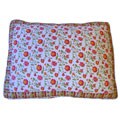 Jacobean Rectangular Quilted Floral Pet Bed