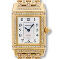 JLC Reverso Duetto 18k Yellow Gold Women's Manual Wind Watch