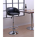 Capsule Adjustable Leather Barstool