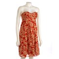Donna Ricco Strapless Chiffon Dress