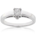 14k White Gold 1/3ct TDW Diamond Engagement Ring