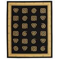 Geo Black Rug (8'9 x 11'9)