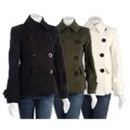 Marvin Richards Women's Cashmere Blend Peacoat