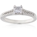 14k White Gold 1/3ct TDW Diamond Engagement Ring