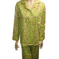 Leisureland Woman's 'I Love My Dog' Flannel Pajamas