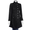 Coffee Shop Women's Side-button Military Coat