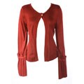 Larry Levine Buttoned Cardigan