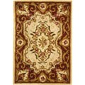 Classic Noble Ivory/ Rust Rug (2' x 3')