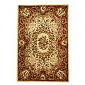 Classic Noble Ivory/ Rust Rug (6' x 9')