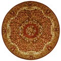 Classic Noble Rust/ Gold Rug (8' Round)
