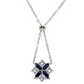 Tacori 18k Gold 1/4ct TDW Diamond/ Sapphire Necklace