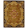 Hand-tufted Classic Gold Wool Rug (7'6 x 9'6)