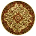 Classic Juliette Ivory/ Green Rug (6' Round)