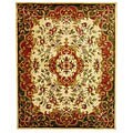 Classic Juliette Ivory/ Green Rug (9'6 x 13'6)