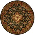 Classic Juliette Black/ Green Rug (8' Round)