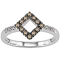 14k Gold 1/6ct TDW Brown and White Diamond Ring (I-J, I2-3)