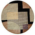 Rodeo Drive Styles Beige Rug (7'9 Round)