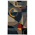 Rodeo Drive Deco Rug Blue (2'6 x 4'6)