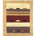 Hand-knotted Contemporary Wool Rug (5' x 8')