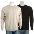 Angelo Gianni Men's Merino Wool Crew Neck Sweater
