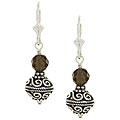 Sterling Silver Smokey Quartz Earrings