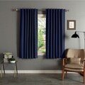 Solid Insulated Thermal 63-inch Blackout Curtains