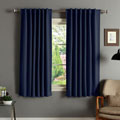 Solid Insulated Thermal 63-inch Blackout Curtains