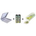 2 AA 2900 mAh batteries and D-Cell adaptor w/Case