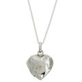 Sterling Silver Engraved Heart Locket
