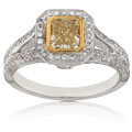 14k Gold 1 3/8ct TDW Diamond Engagement Ring