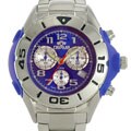 Nexus Men's Chronograph Stainless Steel Blue Dial Watch