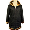 Komitor Plus Size Microsuede Pant Coat
