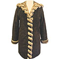 Komitor Plus Size Suede Suede Coat