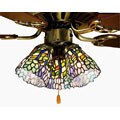 Wisteria Tiffany Style Ceiling Fan
