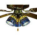 Candice Tiffany-style Ceiling Fan