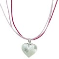 Sterling Silver Engraved Heart Necklace
