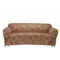Ultimate Suede Floral Print Sofa Slipcover