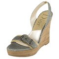 Dior 'Dior Western' Snakeskin Slingback Wedges