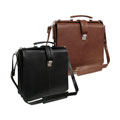 Junior Satchel Leather Executive Briefcase
