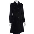 London Fog Single-breasted Black Walker Coat